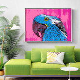Paint by Numbers Parrot Blue